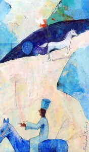 Le cheval bleu, de Betrand Dubois