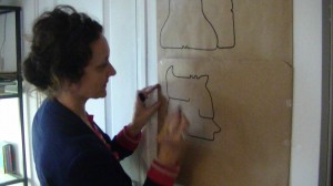 Atelier "J'apprends à dessiner les animaux avec Janik Coat", le 26 octobre 2013.