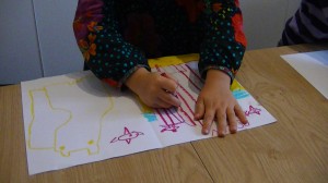 Atelier "J'apprends à dessiner les animaux avec Janik Coat", le 26 octobre 2013.