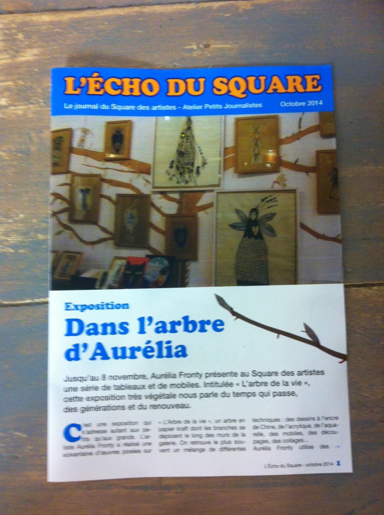 L'Echo du Square, magazine réalisé avec les enfants dans le cadre de l'atelier de vacances Petits journalistes (Toussaint 2014)
