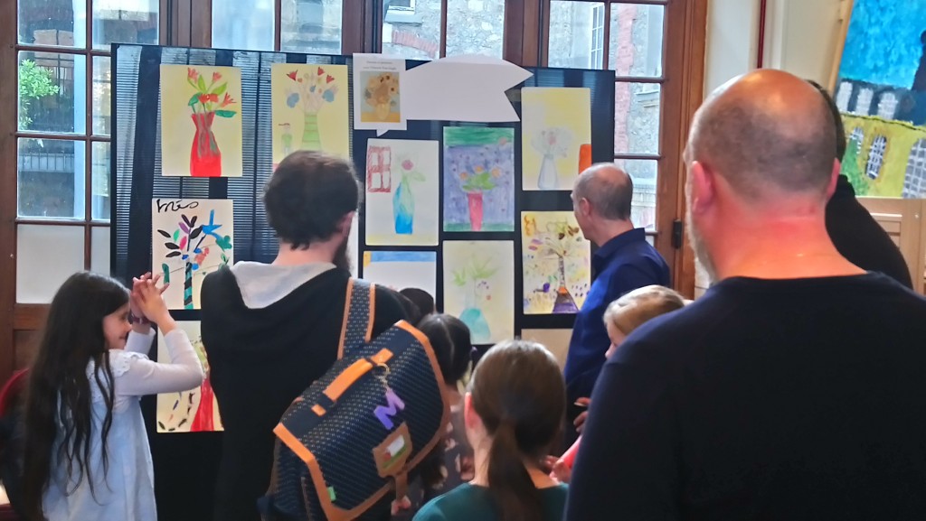 Vernissage Square des artistes - école partenaire